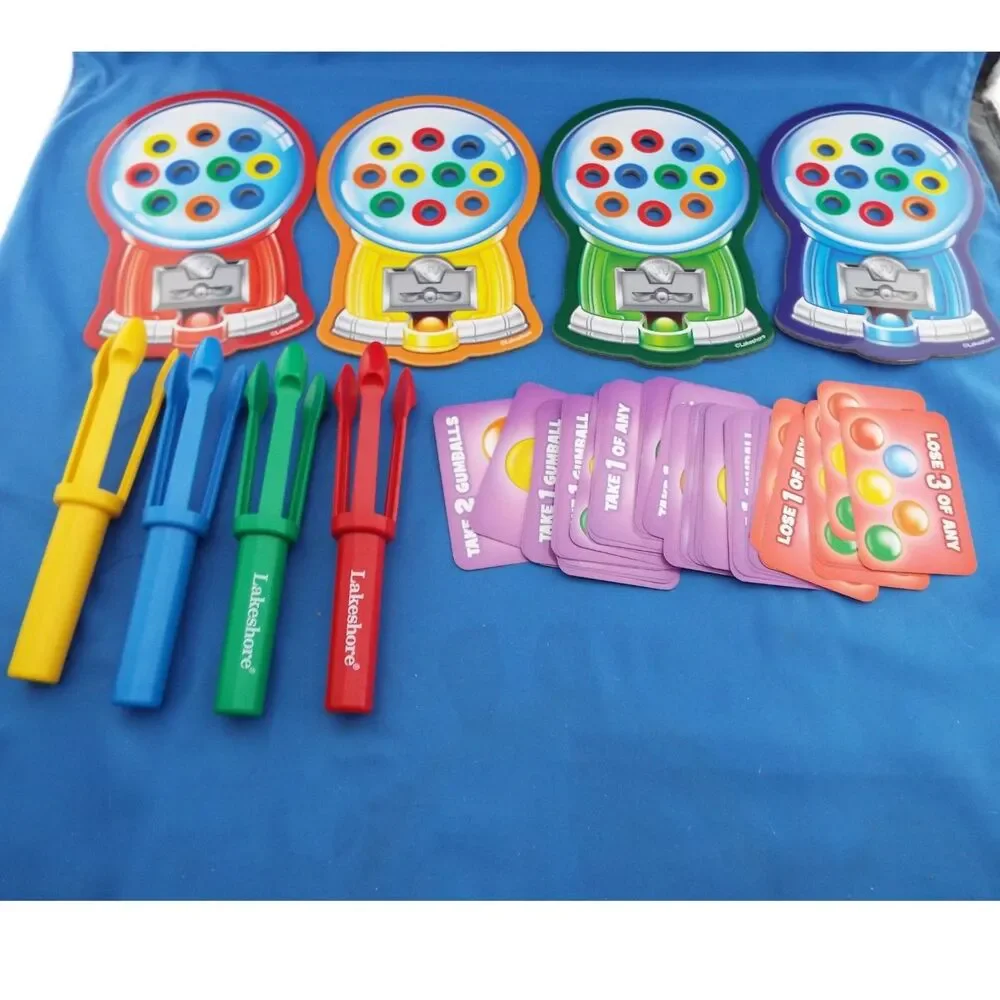 Lakeshore - Gumball Grab Game - Get Ready To Write - Open Box Complete